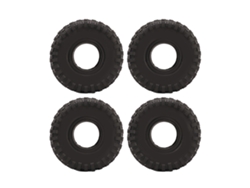 Neumático Para Coche Rc De 1,9 Pulgadas Con Textura Irregular Y Agarre Estable Para Vehículos Todoterreno De Control Remoto A Escala 1/10.