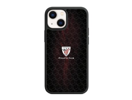 Funda Móvil Oficial Athletic Club para iPhone 14 PHONECASES3D Piel Sintética Negro