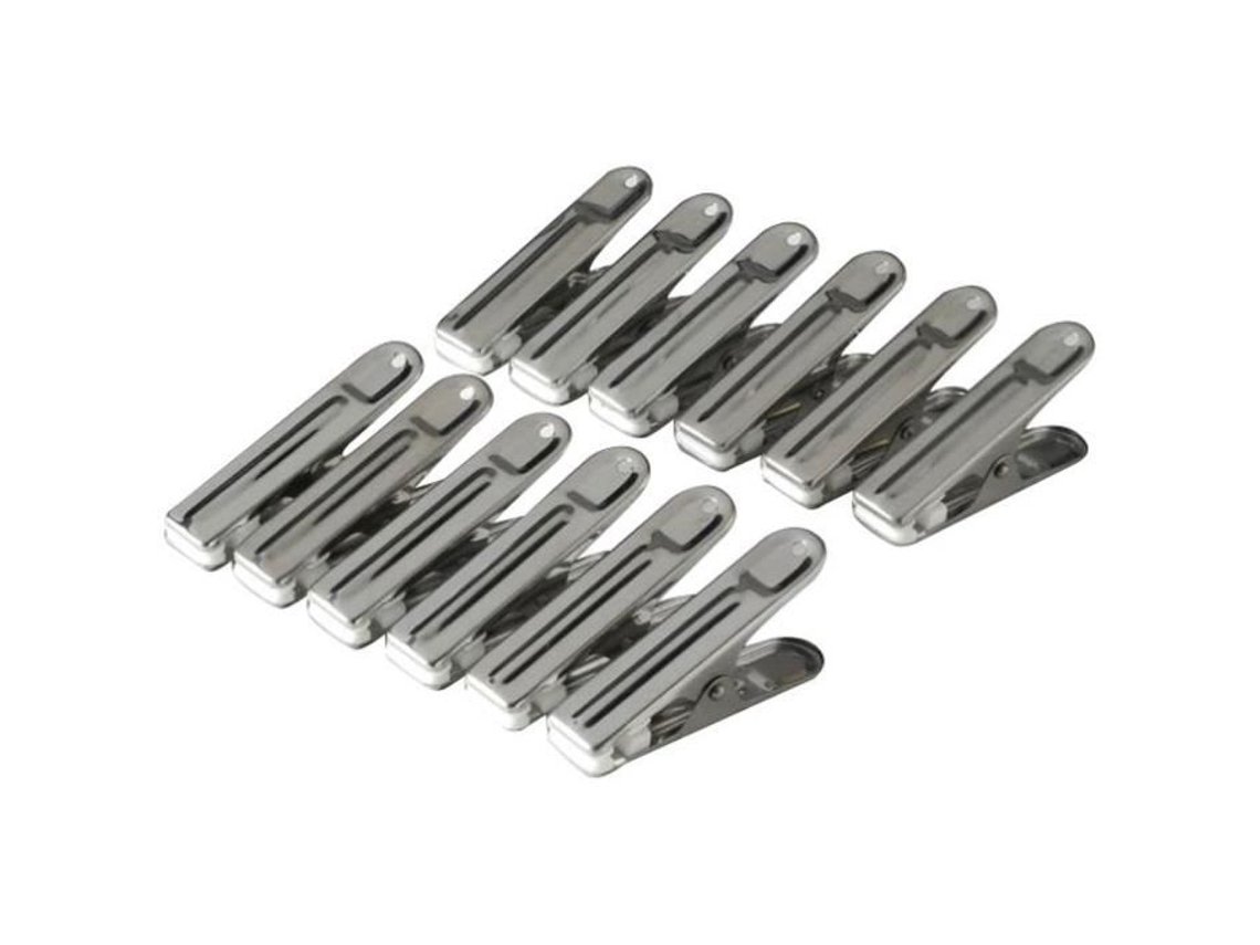 Pinzas para ropa de acero inoxidable X12 de Metaltex