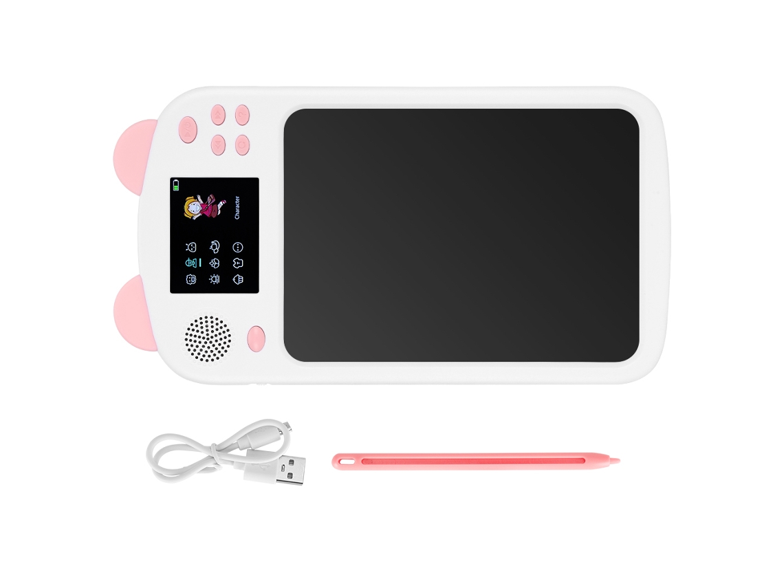 Tableta Lcd Para Escribir Y Dibujar Electrónica Borrador Para Niños Digital Pizarra Manuscrita Rosa