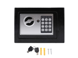 Caja De Seguridad Con Código De Llave Para Dinero, Documentos, Construcción De Acero, Gabinete Pequeño Con Cerradura De Seguridad
