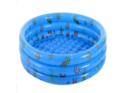 Hermosa piscina inflable para niños, piso inflable liso, que garantiza la seguridad de los niños, el lindo patrón de peces agrega diversión al tiempo de juego.
