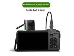 Endoscópio Industrial com Tela Ips de 4,5 Polegadas e Opções de Câmera Simples, Dupla Ou Tripla. MDUG (dupla Entrada de 5,5 Mm)