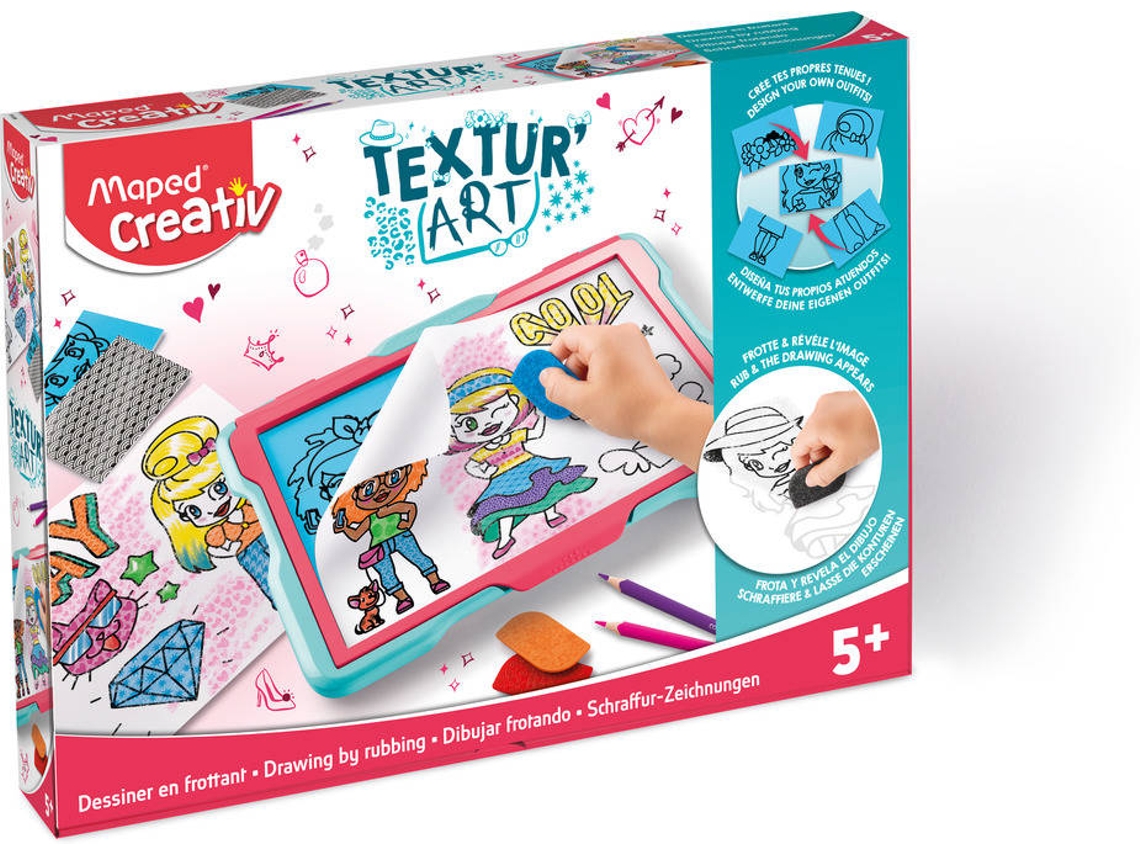 Juego Criativo MAPED CREATIV Tablero De Actividades Textur'Art Moda
