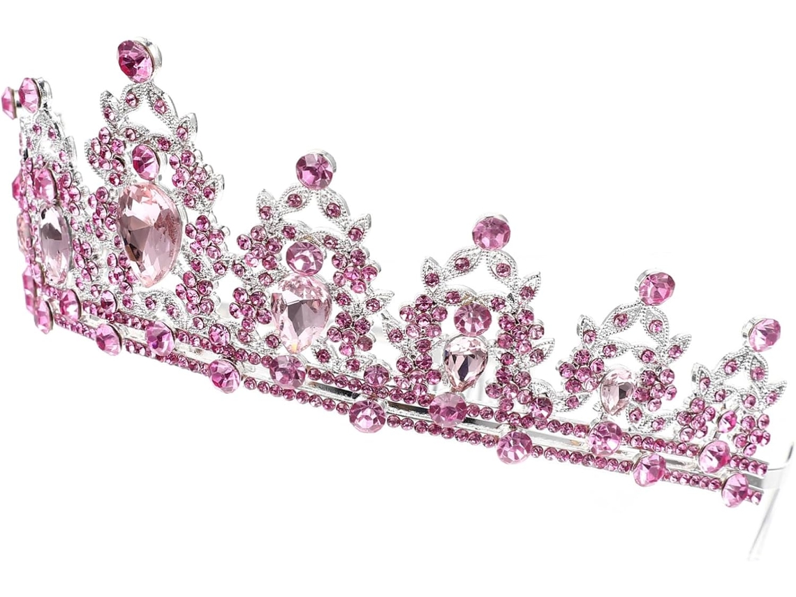 Elegante Tiara De Corona De Rosas Para Bodas, Accesorio Para Fiesta Y Fotomatón Para Bodas.