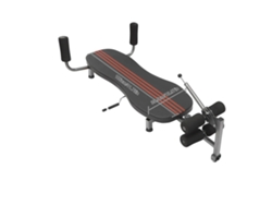 Banco de descompresión y estiramiento de espalda, altura ajustable, capacidad de 150 kg, negro (OEM)