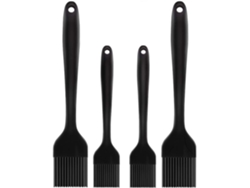 VVJIJILLY Escovas De Silicone Para Cozinha 4 Peças Para Molhos, Manteiga, Temperos, Resistentes Ao Calor, Lavar Na Máquina