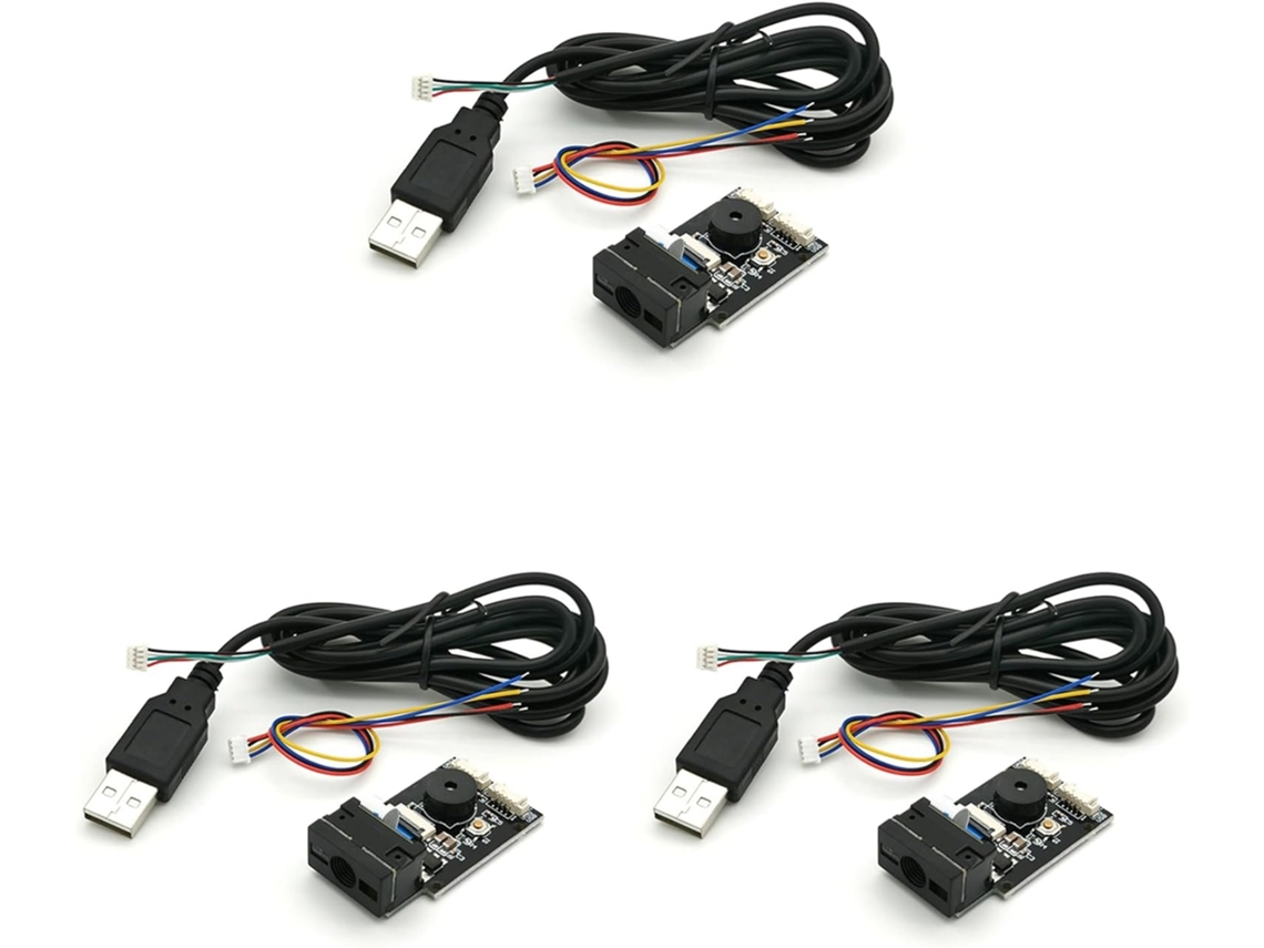 3 Escáneres De Código De Barras Usb Con Cable Gm65, Lector 1d Y 2d, Módulo De Código Qr