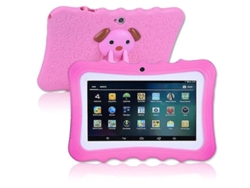 Tableta Infantil Android De 7" Con 8 Gb De Rom, Resolución 1024*600, Wi-fi, Color Rosa.