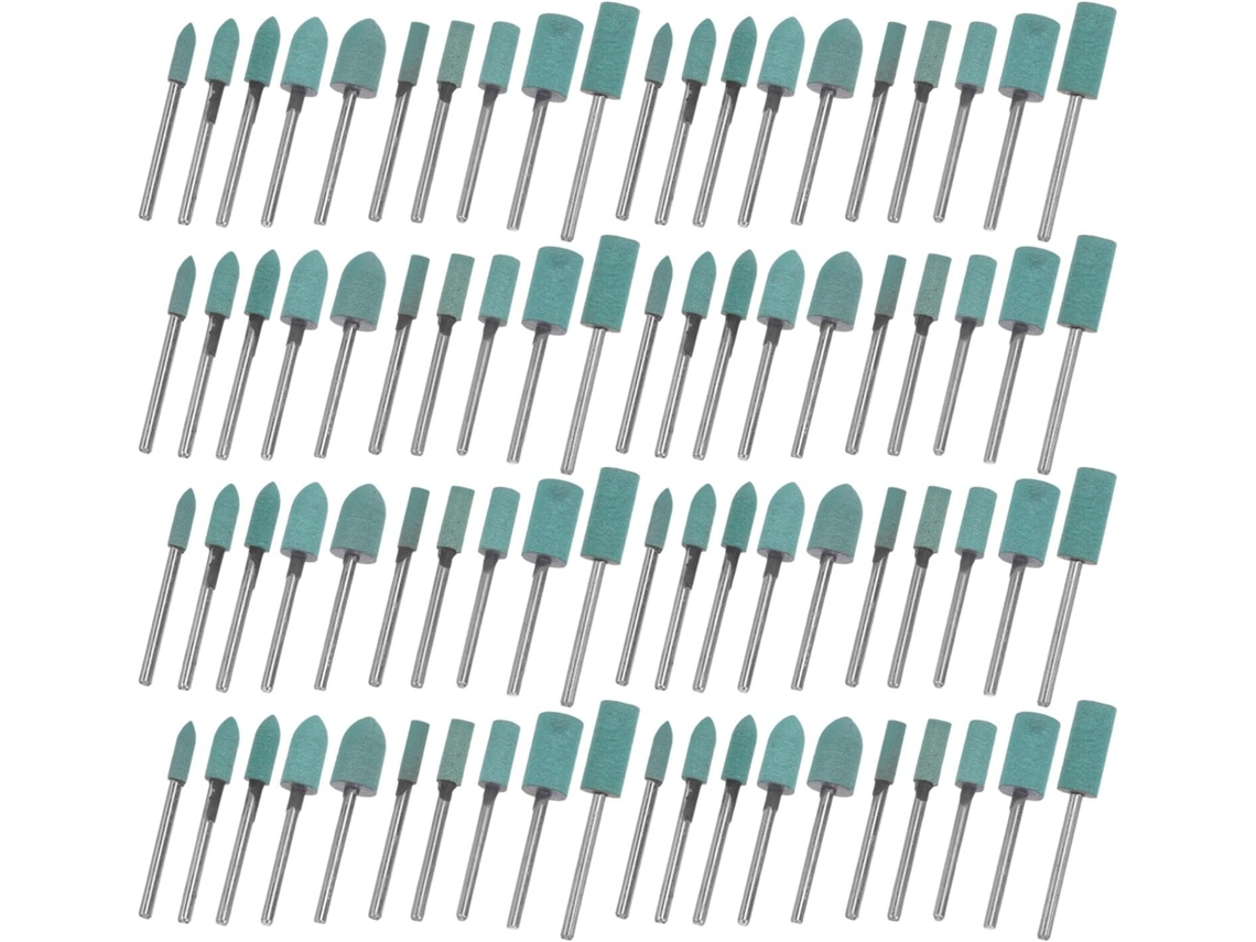 100 Herramientas De Pulido Para Bricolaje: Brocas Abrasivas, Accesorios De Esmerilado, Goma.