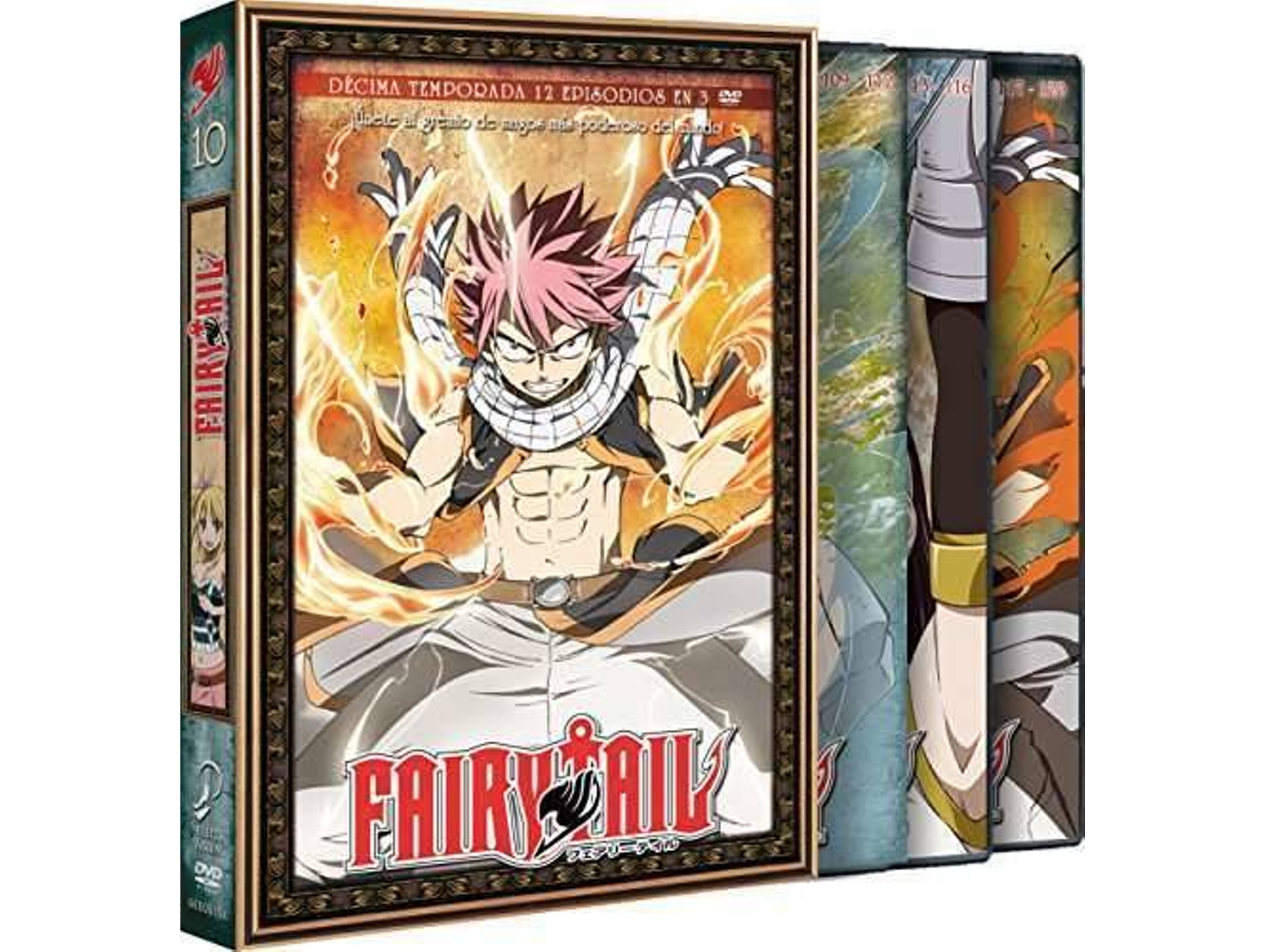 DVD Fairy Tail Temporada 10 Episodios 109 A 120