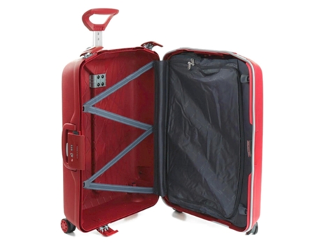 Snack / Bonde De Viagem De Viagem 75Cm 4 Rodas Light Vermelha