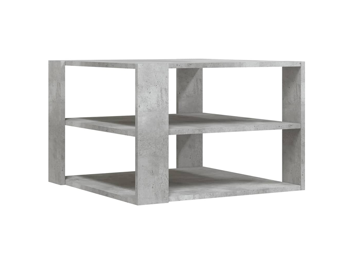 Maison Exclusive - Mesa De Centro Madera Ingeniería Gris Hormigón 58x58x40 Cm