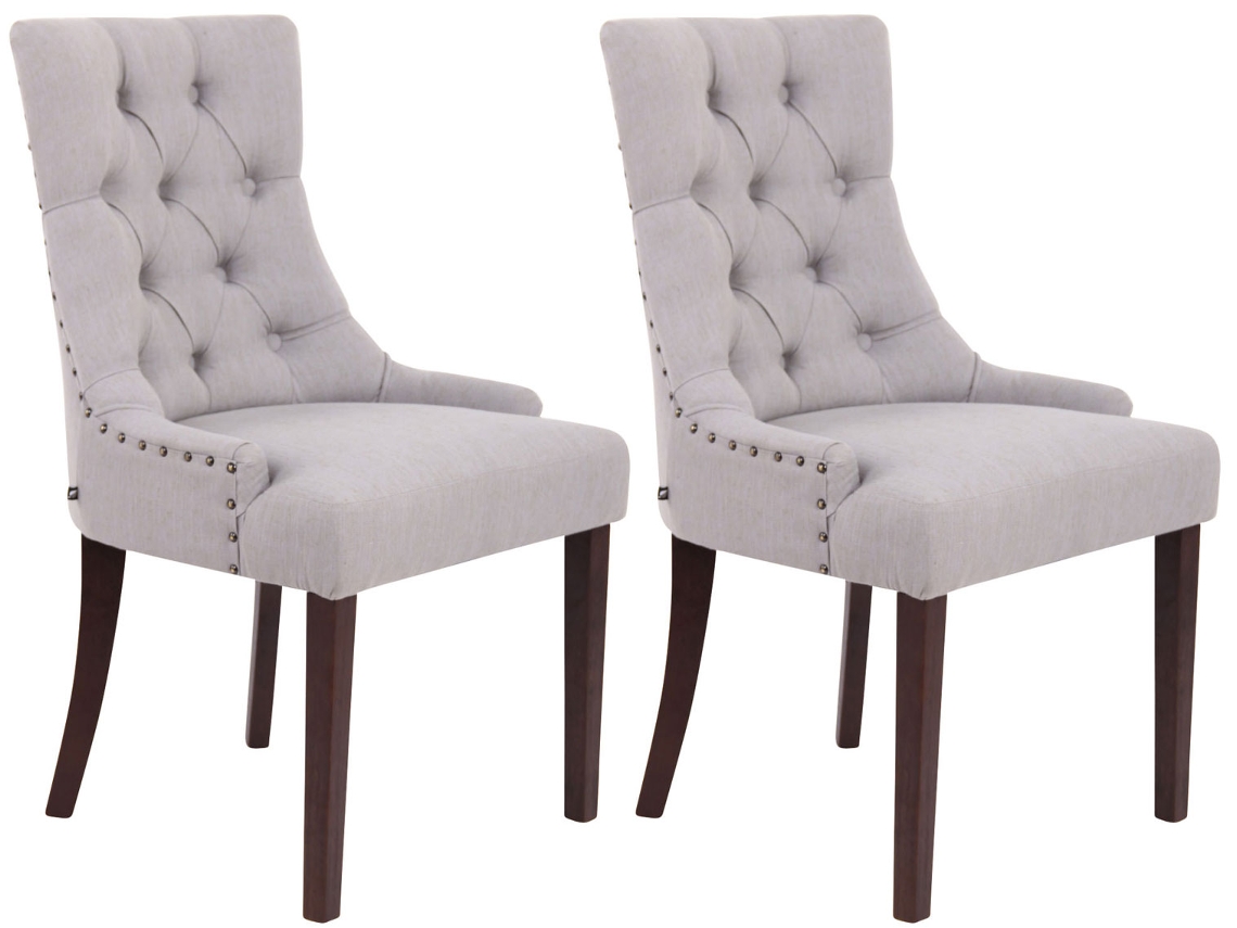Set De 2 Sillas De Comedor Aberdeen cinza/antigo CLP