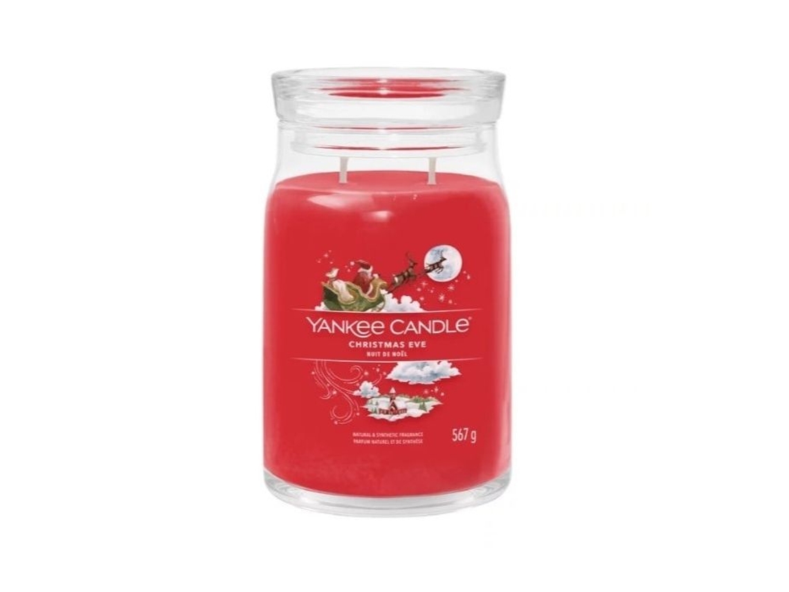 Vela Firma Noche De Navidad Grande Modelo Yankee Candle