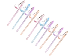 30 Bolígrafos De Gel Con Adorables Colgantes, Bolígrafos Decorativos