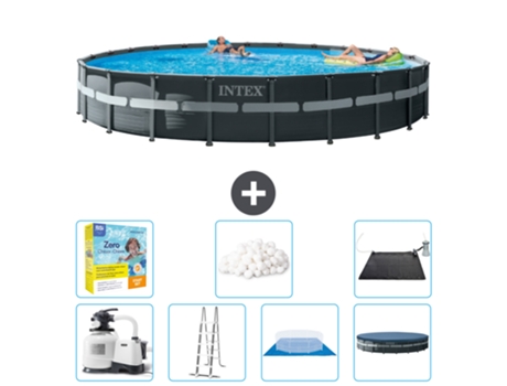 Piscina Tubular INTEX 26340GN-CB50 (47241 L - 732x132cm)