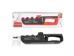 Afilador De Cuchillos De Acero De Tungsteno 4 En 1 Con 3 Etapas Para Afilar Cuchillos Y Tijeras.