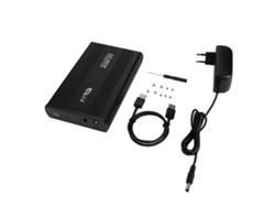 Caja De Carcasa De Disco Duro Sata Usb 3.0 De 3.5 Pulgadas, Caja De Disco Duro Externo, Color Negro