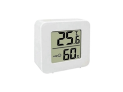 Mini termómetro digital LCD para interiores, higrómetro y medidor de humedad con sensor. Nostalgia88