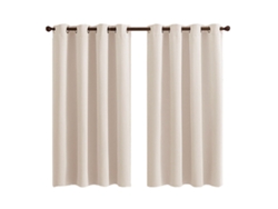 Cortinas Blackout 54 Pulgadas Largas 2 Paneles Para Dormitorio Salón Oscurecimiento Térmico Aislamiento Acústico Ahorro Energético Con Ojales Superior