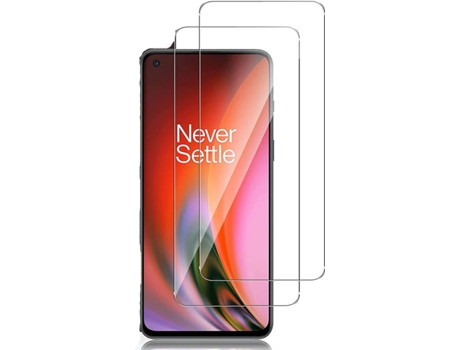 2x Protector de Pantalla Cristal Templado Oneplus Nord 2 Case-friendly