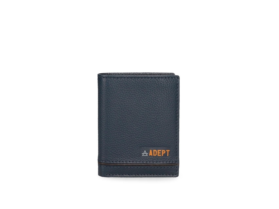 Adept Billetero Kurt Piel Azul