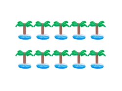 10 portavasos inflables de PVC para piscina y playa: ideales para actividades al aire libre.