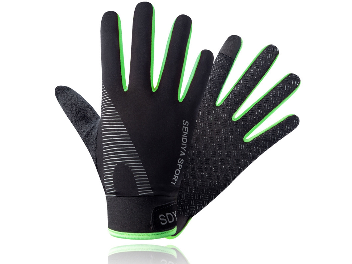 Guantes De Ciclismo Transpirables De Verano, Guantes De Dedos Completos Para Deportes Al Aire Libre, Verde/xl Digitallab
