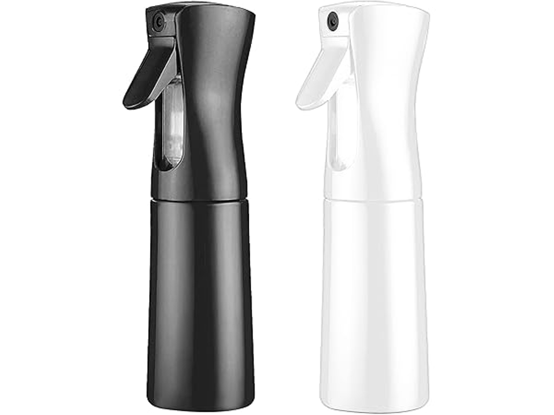 Juego De 2 Botellas Pulverizadoras A Presión De 200 Ml Para Rociar Continuamente Plantas Y Cabello Con Una Bruma Ultrafina.