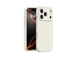 (blanco, Iphone 15 Pro) Funda De Silicona Líquida Para Iphone, Cobertura Total Sin Huecos, Protección De Botones De Una Sola Pieza.