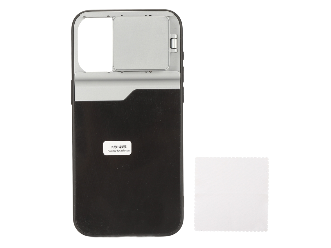 Kit de lentes para cámara de teléfono 4 en 1 con estuche, lentes de 10x y 50x para iPhone 15 Pro