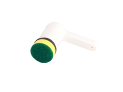 Cepillo de limpieza eléctrico multifuncional Baok Semi Cord con cable extensible, 3 velocidades, plástico blanco, 800 mAh, para cocina y baño.