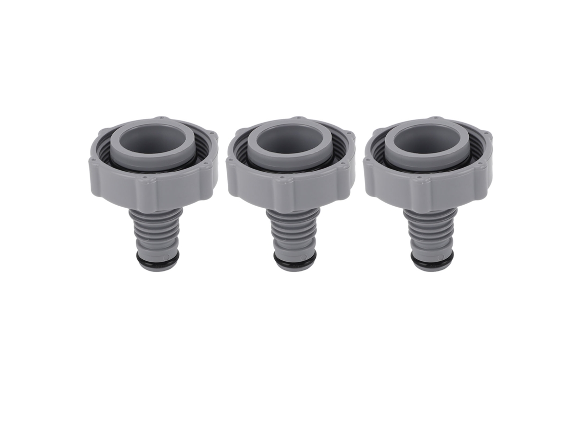 3 Válvulas De Drenaje Para Piscina De Repuesto P6h1419, Rosca Interna De 1,6 Pulgadas, Diámetro Externo De 1,3 Pulgadas, Color Gris.