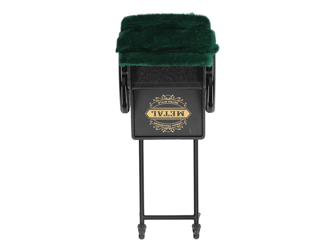 Modelo Retro De Carroza Humana En Aleación Con Detalles Exquisitos Para Decoración Del Hogar - Negro