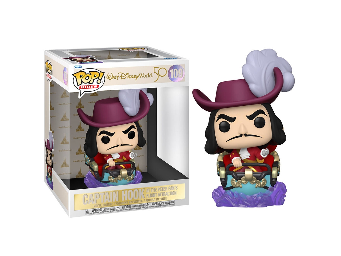 Figura Pop Disney World 50 Aniversario Capitán Garfio B.active