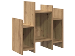 Mueble auxiliar de roble artesanal 60 x 26 x 60 cm EXCLUSIVO DE LA CASA