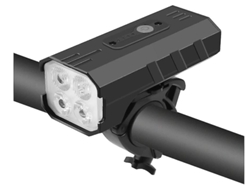 Faro Bicicleta 5200mah Ipx5 Usb Recargable Negro Yizhood