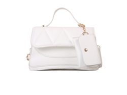 Nécessaire Resistente De Mujer Bolsito Pequeño Duradero Simple Blanco (para Adultos)