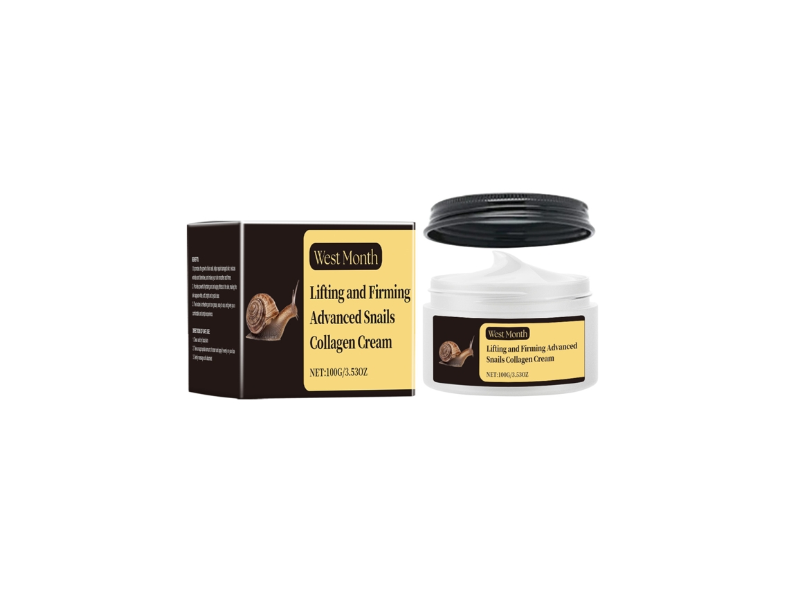 Crema reafirmante de colágeno de caracol para la piel