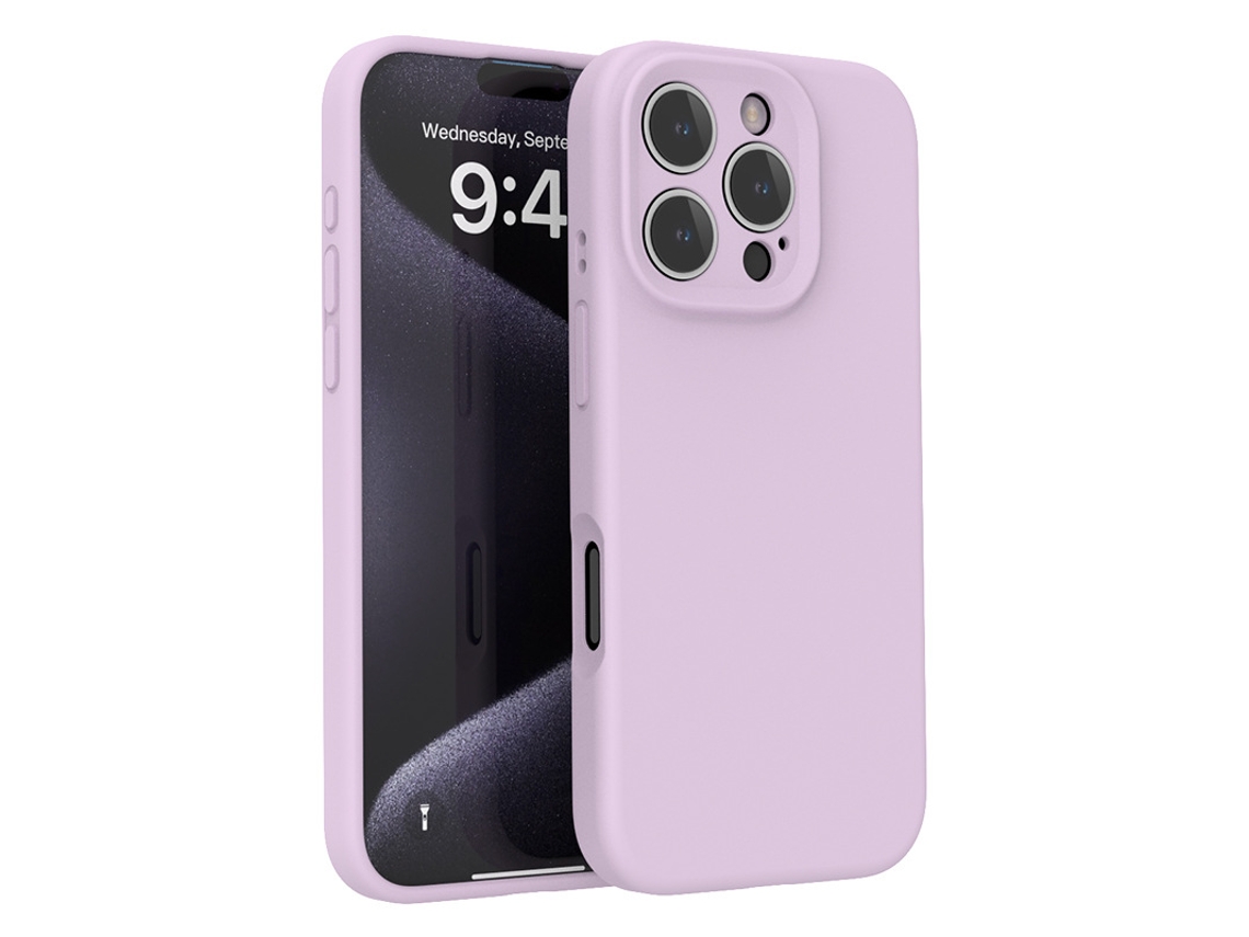 (morado, Iphone 16) Funda De Silicona Líquida Para Teléfono, Compatible Con La Serie Iphone, Protección Total De La Lente Contra Caídas.