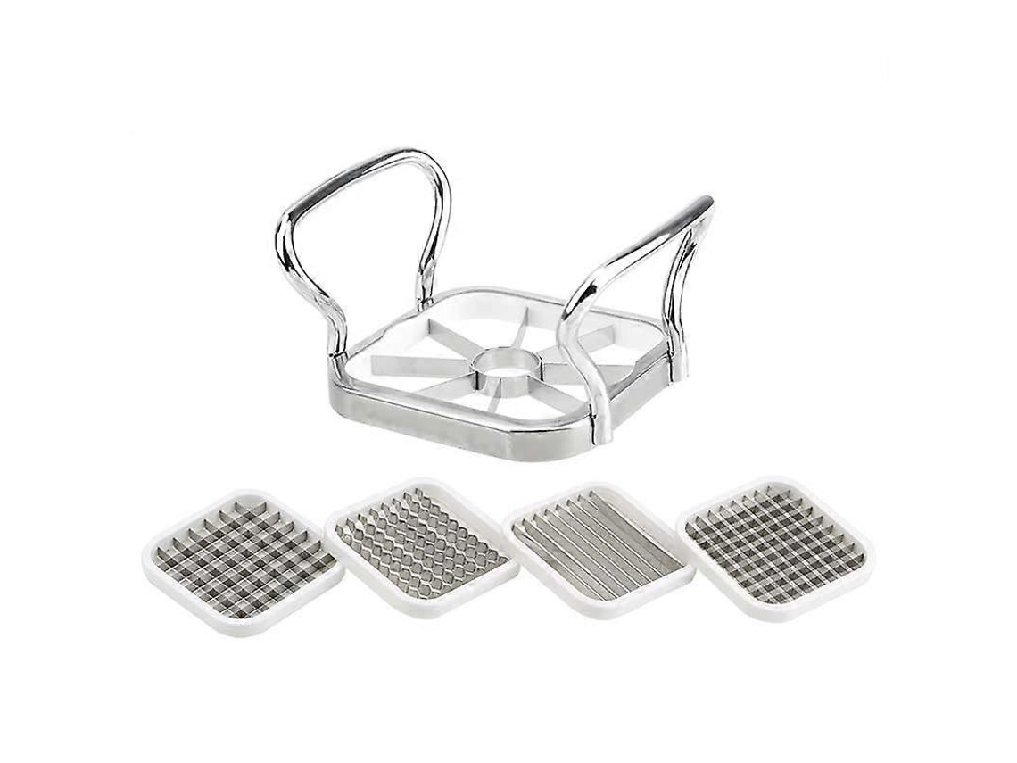 Cortador manual de papas fritas, rebanador y fabricante de papas fritas de acero inoxidable Rosewell