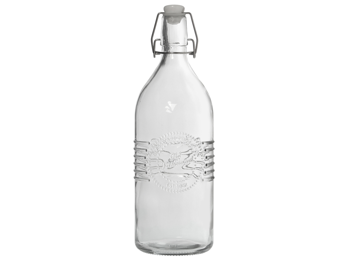 Set 6 Botellas Transparente DRW ( 9x27,5/29cm)