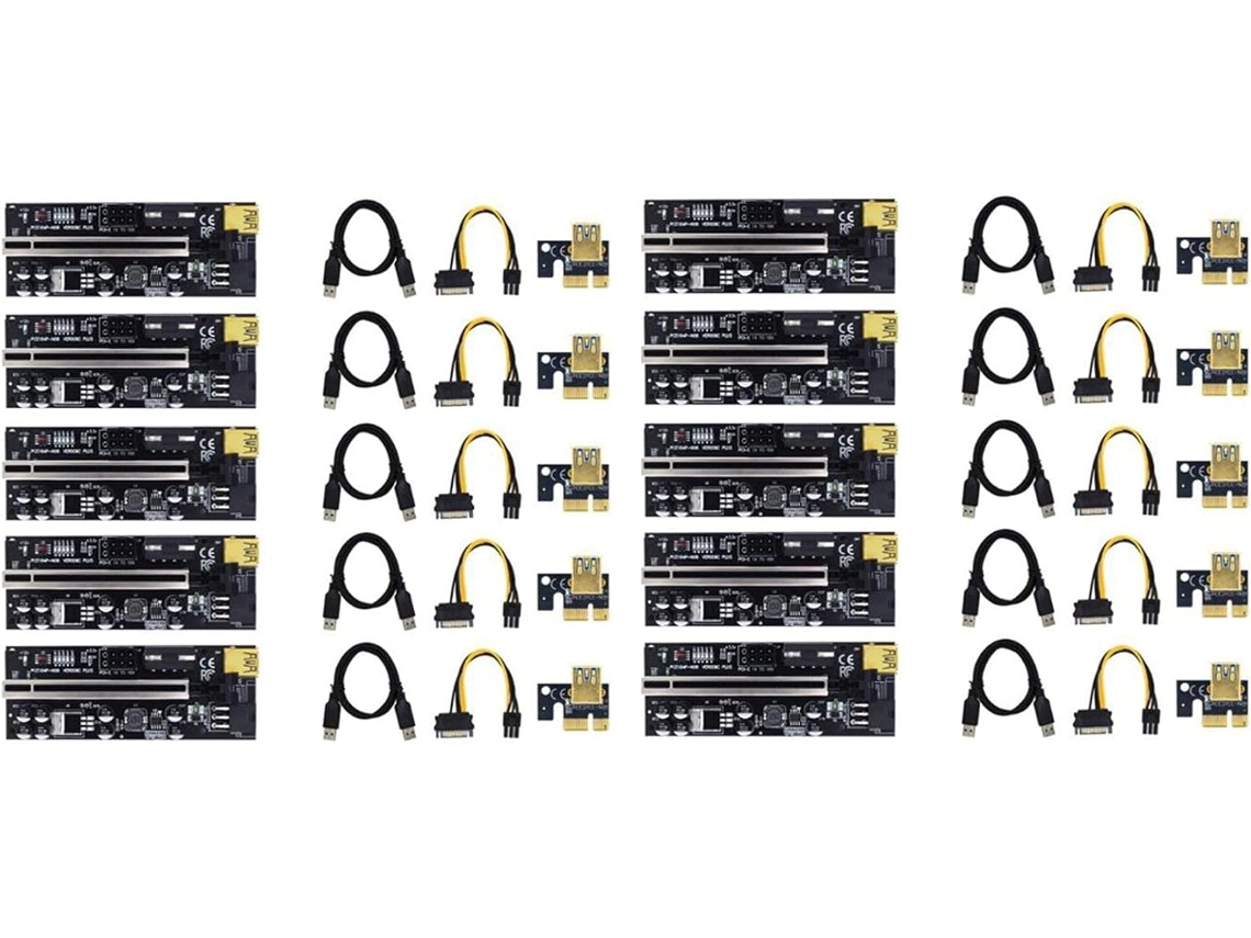 Riser Versión 009c Plus Pci-e 1x 4x 8x 16x Extensor Pcie Tarjeta Gráfica De Extensión Miner C