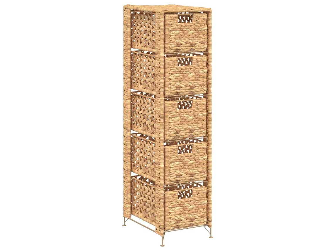 Maison Exclusive - Unidad De Almacenaje Con 5 Cestas 25,5x37x10 Cm Jacinto De Agua