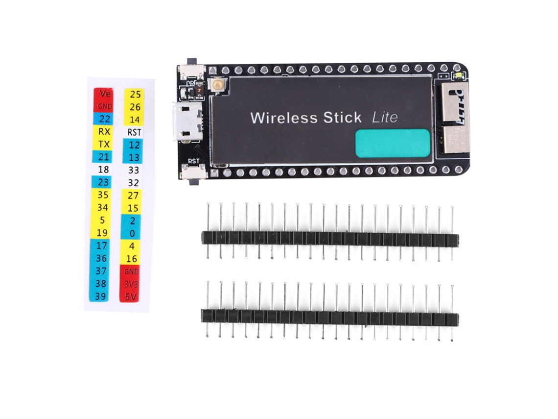 Placa De Desarrollo Esp32 Wireless Stick Lite Con Pantalla Oled De 0,96 Pulgadas Y Módulo Sx1276 De 433 Mhz.