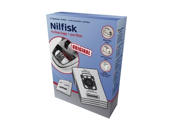 Bolsa Aspirador NILFISK Elite/Extreme (4 unidades)