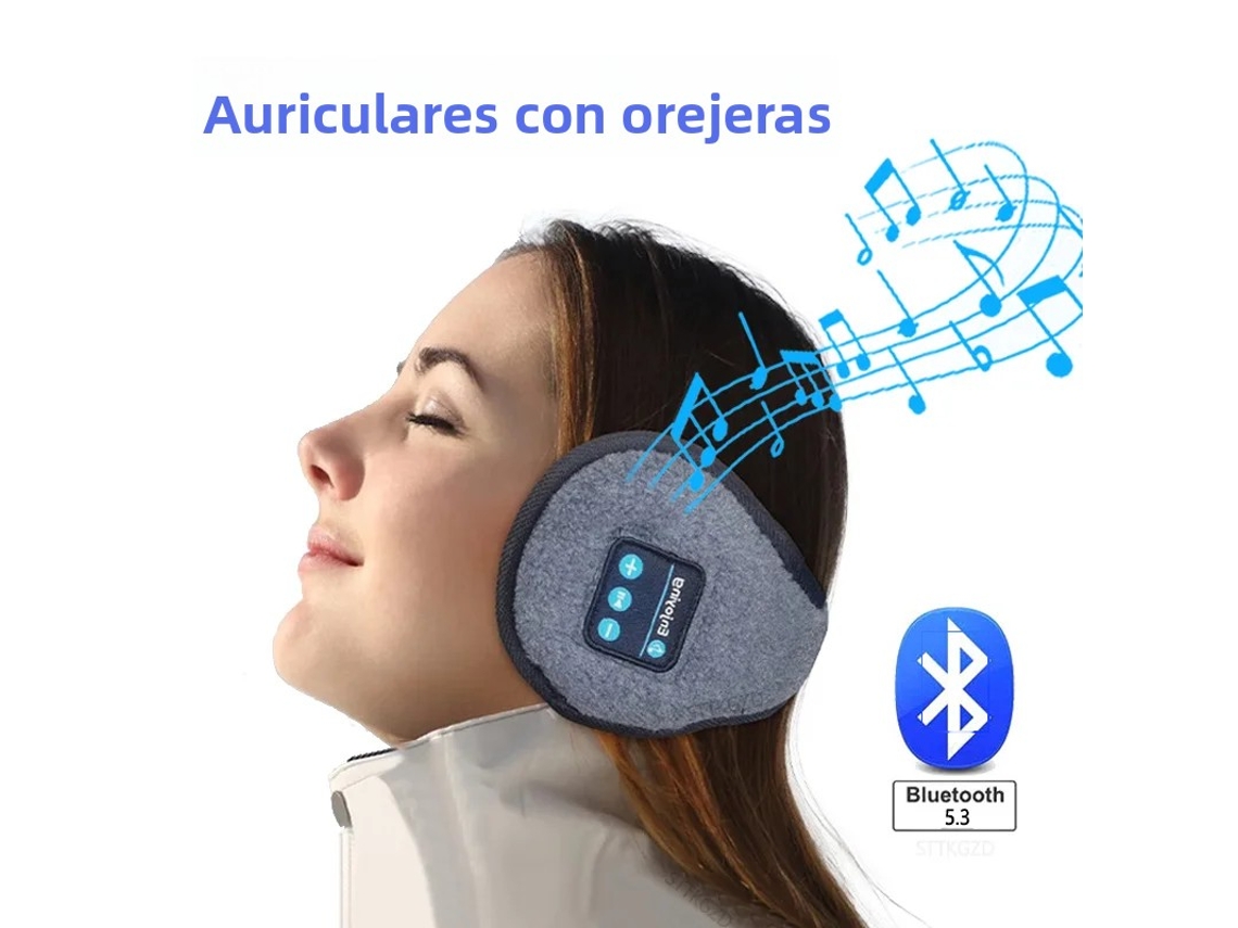 Auriculares Inalámbricos Bluetooth Unisex, Con Orejeras Con Capucha Y Micrófono, Perfectos Para Usar En Invierno.
