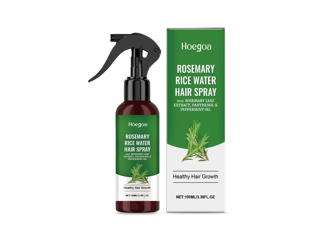 Spray de arroz con romero para el cabello