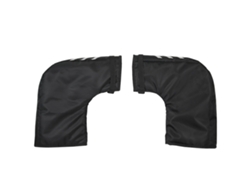Guantes De Manillar De Bicicleta Negros, Cálidos, Reflectantes E Impermeables, Funda De Invierno Para Manillar De Motocicletas Y Bicicletas.